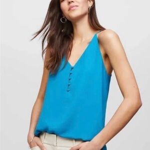 LOFT size small deep
Aqua Covered Button Strappy Camisole